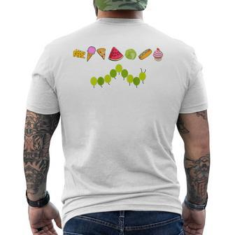 Caterpillar Food For Hungry Caterpillar Men's Back Print T-shirt | Mazezy