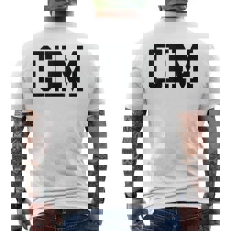 Cleveland Institute Of Music Men's Back Print T-shirt | Mazezy
