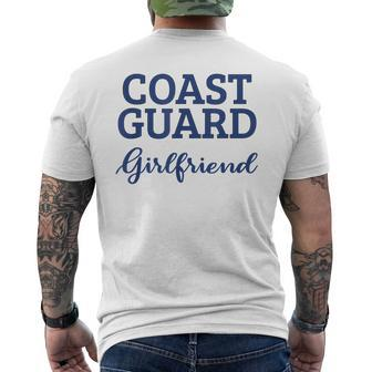 Coast Guard Girlfriend Military Family Gift Coast Guard Mens Back Print T-shirt