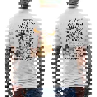 Cow Heifer They Say Im Stubborn Sassy And Difficult Men's Back Print T-shirt | Mazezy