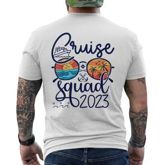 Cruise Squad 2023 Vacation Matching Family Group Squad Men's Back Print T-shirt | Mazezy