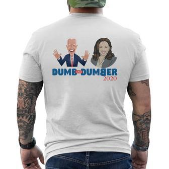 Dumb And Dumber 2020 Joe Biden Kamala Harris President Funny Men's Crewneck Short Sleeve Back Print T-shirt - Monsterry UK