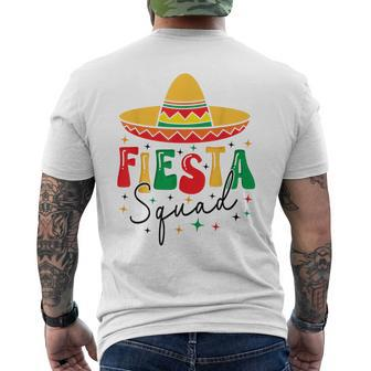 Fiesta Squad Cinco De Mayo Mexican Fiesta 5 De Mayo Men's T-shirt Back Print - Thegiftio UK
