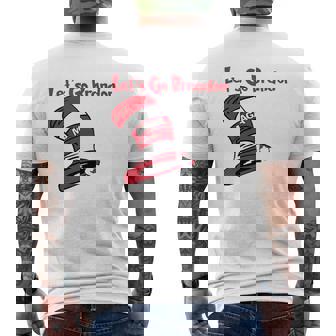 Lets Go Brandon Cat In The Hat Maga Men's T-shirt Back Print - Thegiftio