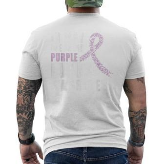 In May We Wear Purple Lupus Awareness Month Funny Purple Mens Back Print T-shirt | Mazezy