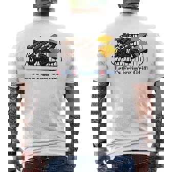 Let’S Friggin’ Grill Lfg Mens Back Print T-shirt | Mazezy