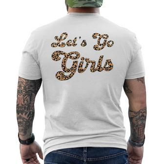 Lets Go Girls Leopard Man I Feel Like A Bride Bachelorette Mens Back Print T-shirt - Thegiftio UK