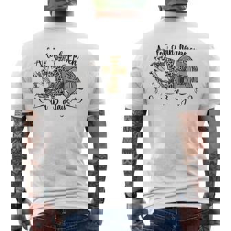 A Lot Can Happen In 3 Days Easter Day Jesus Cross Christian Men's Back Print T-shirt | Mazezy