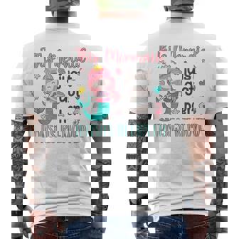 This Mermaid Tonsils Removal Surgery Tonsillectomy Recovery Men's Back Print T-shirt | Mazezy