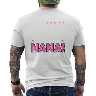 My Greatest Blessings Call Me Nana Men's Crewneck Short Sleeve Back Print T-shirt - Monsterry