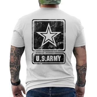Proud US Army Veteran Military Veterans Day Men's T-shirt Back Print - Seseable