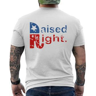 Raised Right Republican Logo V3 Men's Crewneck Short Sleeve Back Print T-shirt - Monsterry UK