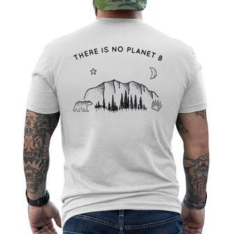 There Is No Planet B Shirt Climate Change Day Earth Shirt Men's Back Print T-shirt | Mazezy