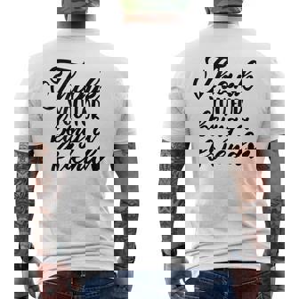 Thank You For Being A GolDen Friend Vintage Retro Men's T-shirt Back Print - Seseable