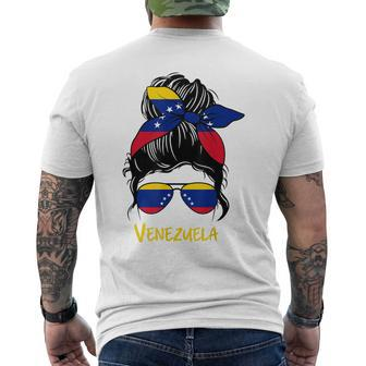 Venezuelan Girl Venezuela Franela Venezuela Mujer Venezolana Men's Back Print T-shirt | Mazezy