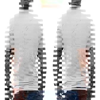 Vintage Dad And Son Fishing Partners For Life Fathers Day Men's T-shirt Back Print - Thegiftio