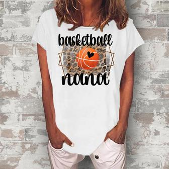 Basketball Nana Grandma Nana Of A Basketball Player Women's Loosen T-Shirt | Mazezy