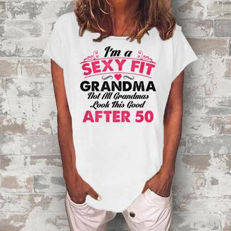 Cool Fit Grandma After 50 Grandmother Women's Loosen T-Shirt | Mazezy