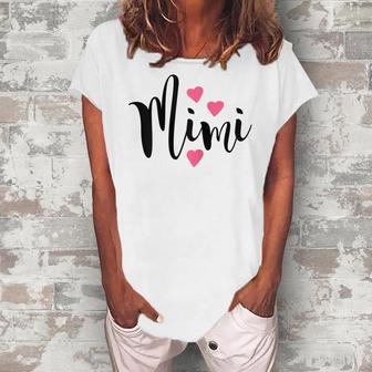 Mimi Southern Grandma Grandmother Gigi Birthday Women's Loosen T-Shirt | Mazezy