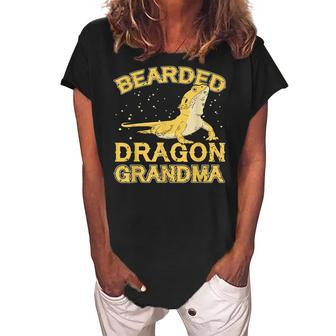 Bearded Dragon T Bearded Dragon Grandma Gift Women's Loosen Crew Neck Short Sleeve T-Shirt | Mazezy