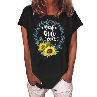 Best Didi Ever Mothers Day Gift For Womens Women's Loosen Crew Neck Short Sleeve T-Shirt - Seseable