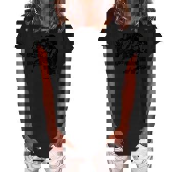 Mimi Bear | Grandmother For Grandma From Grandkids Gift For Womens Women's Loosen Crew Neck Short Sleeve T-Shirt | Mazezy