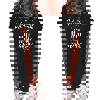 Nicu Graduate Proud Grandma Gift Nicu Support Women's Loosen Crew Neck Short Sleeve T-Shirt | Mazezy