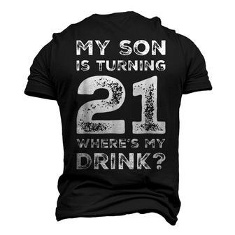 21St Birthday For Dad Mom 21 Year Old Son Squad Men's 3D T-Shirt Back Print | Mazezy