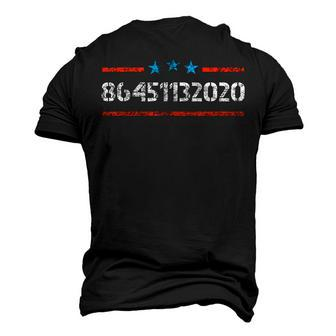 86451132020 Antitrump Military Veteran Style Distressed Men's 3D T-Shirt Back Print | Mazezy