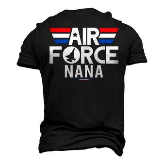 Air Force Proud Nana 4Th Of July Military Veteran Men's 3D T-Shirt Back Print | Mazezy