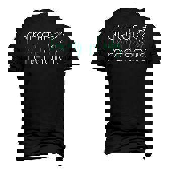 Aircraft Mechanic Fixing Planes Amt Airplane Technician Men's 3D T-Shirt Back Print | Mazezy