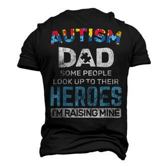 Autism Dad Autism Awareness Autistic Spectrum Asd Men's 3D T-Shirt Back Print | Mazezy