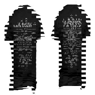 Auto Mechanic Warning I May Spontaneously Talk Cars Men's 3D T-Shirt Back Print | Mazezy