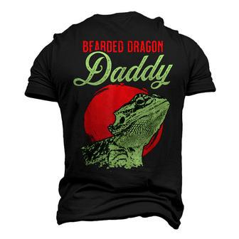Bearded Dragon Daddy Father Dad Bearded Dragon Men's 3D T-Shirt Back Print | Mazezy