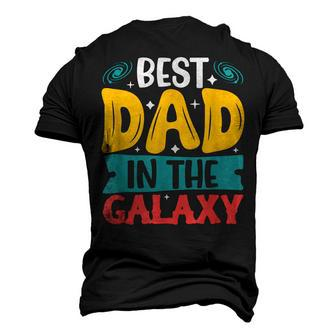Best Dad In The Galaxy Scifi Movie Fathers Day Men's 3D T-Shirt Back Print | Mazezy