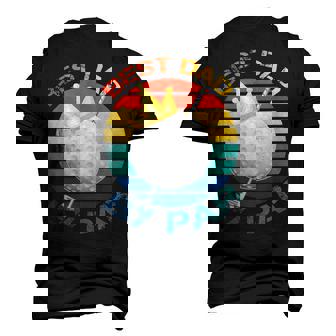 Best Dad By Par Golf For Fathers Day Golfing Men's 3D T-Shirt Back Print | Mazezy