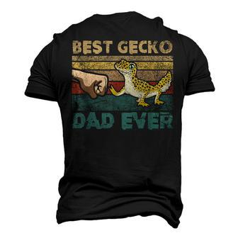 Best Gecko Dad Ever Lizard Leopard Gecko Men's 3D T-shirt Back Print - Seseable