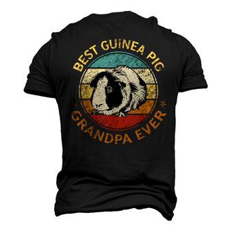 Best Guinea Pig Grandpa Ever Fathers Day Men's 3D T-shirt Back Print - Seseable