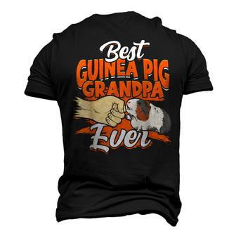Best Guinea Pig Grandpa Ever Rodent Pet Owner Guinea Pig Men's 3D T-shirt Back Print - Seseable