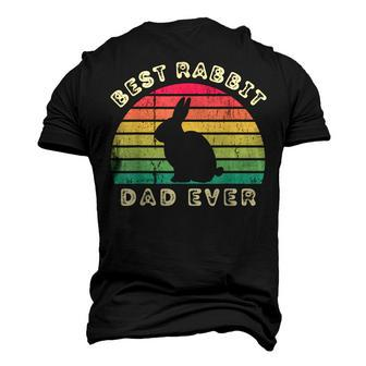 Best Rabbit Dad Ever For Men Fathers Day Men's 3D T-shirt Back Print - Seseable