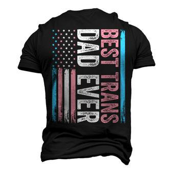 Best Trans Dad Ever Transgender Men's 3D T-shirt Back Print - Seseable