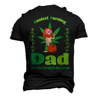 Cbd The Man The Myth The Legend Stoner Dad Marijuana Men's 3D T-shirt Back Print - Seseable