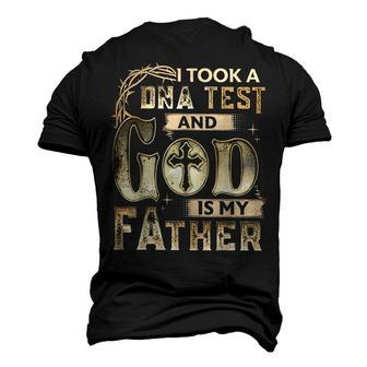 Christian I Took A Dna Test And God Is My Father Gospel Pray Men's 3D T-Shirt Back Print | Mazezy