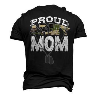 Cool Proud Army Mom Mommies Military Camouflage Men's 3D T-Shirt Back Print | Mazezy