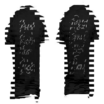 Cute Special Needs Father Quote Proud Special Needs Dad Men's 3D T-Shirt Back Print | Mazezy