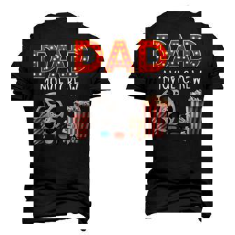 Dad Movie Crew Birthday Movie Night Party Theme Birthday Men's 3D T-Shirt Back Print | Mazezy