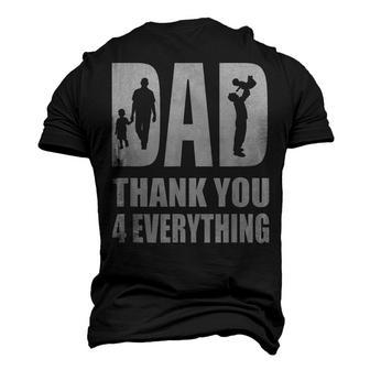 Dad Thank You For Everything Fathers Day Son Daughter Men's 3D T-shirt Back Print - Seseable