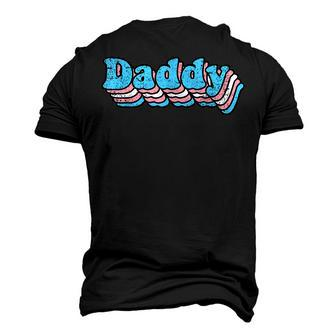 Daddy Gay Pride Transgender Lgbtq Ally Dad Papa Father Men's 3D T-Shirt Back Print | Mazezy