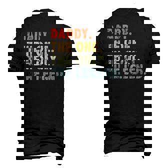 Daddy The One Only Legend Fathers Day For Granddaddy Men's 3D T-shirt Back Print | Seseable CA