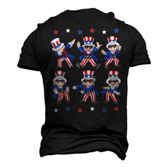 Dancing Uncle Sam 4Th Of July Boys Girls Kids Dance Men's 3D T-Shirt Back Print | Mazezy
